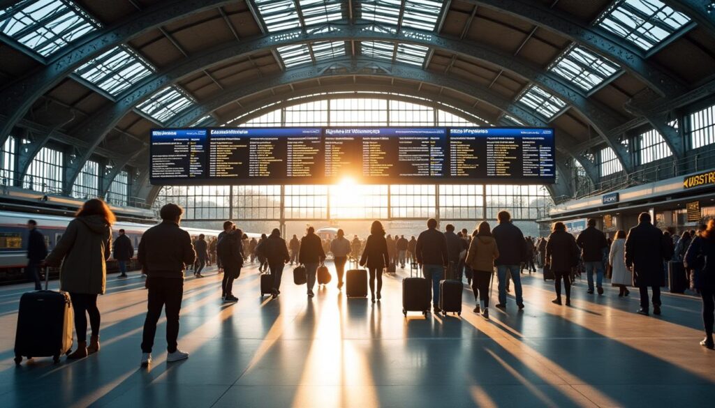 Comment fonctionnent les correspondances des grandes lignes en gare ?