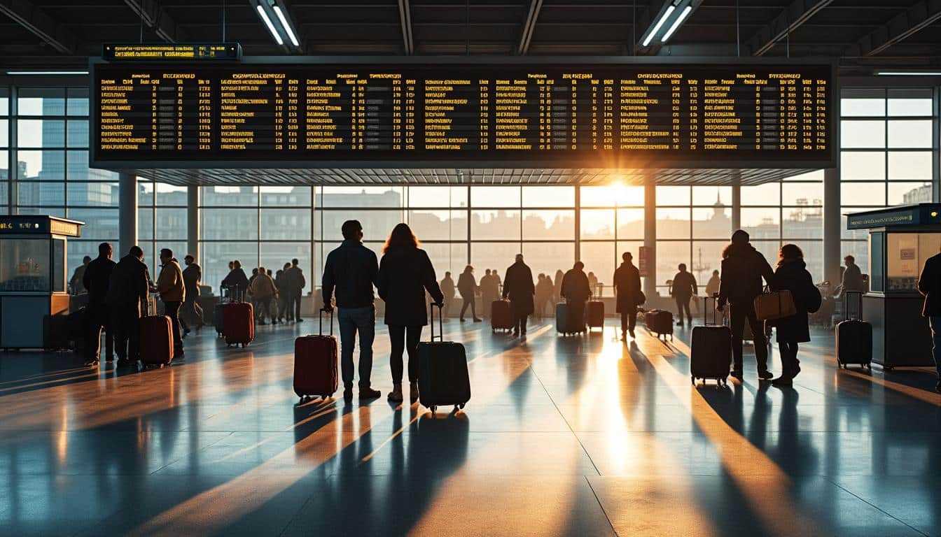 Quels sont les horaires de départ et d'arrivée des trains à la gare ?