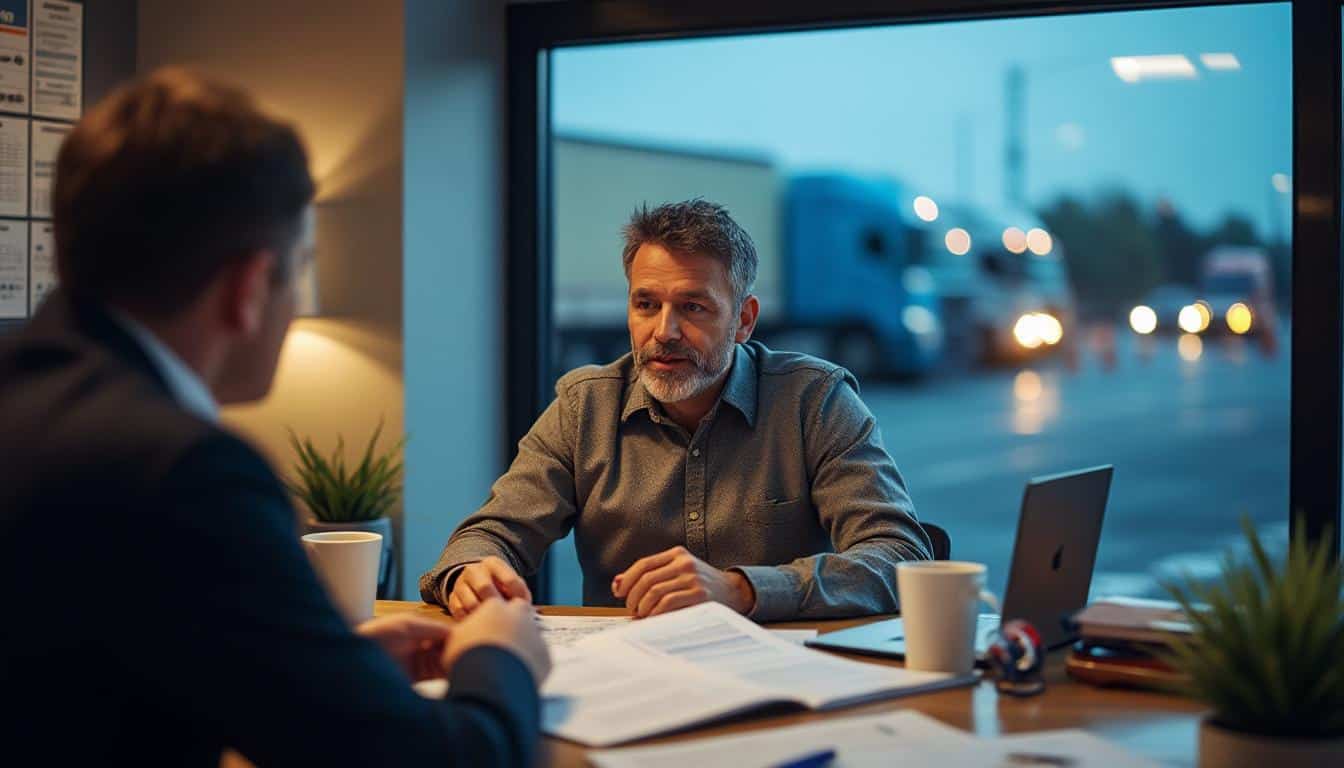 Illustration: Comprendre le dispositif du congé de fin d’activité dans le transport routier