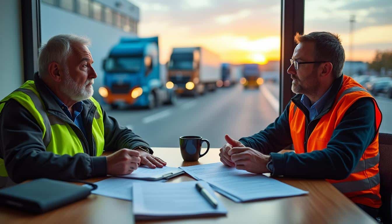 Illustration: Comprendre le congé de fin d’activité dans le transport routier