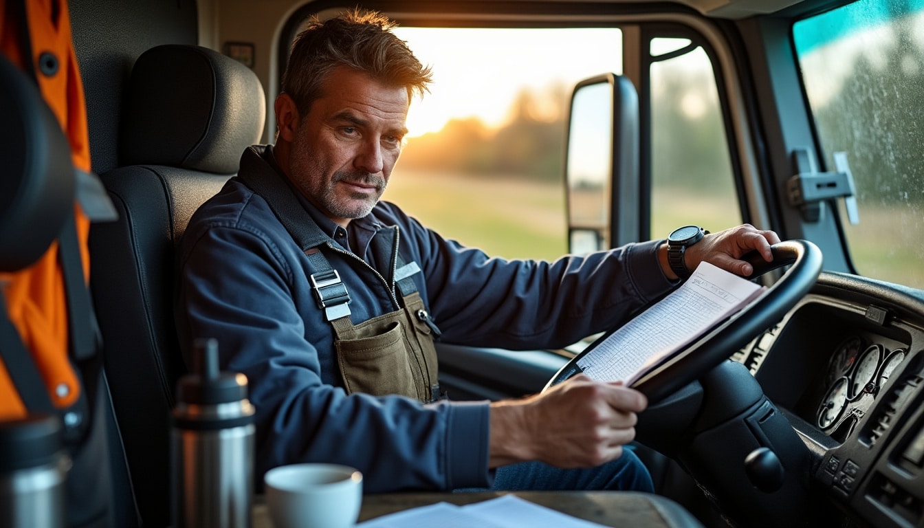 Illustration: Comprendre la notion d’amplitude horaire chez le conducteur routier