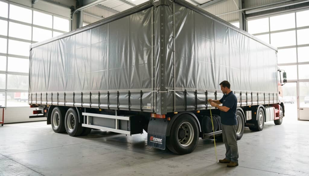 Choisir une bâche de camion sur mesure sans se tromper