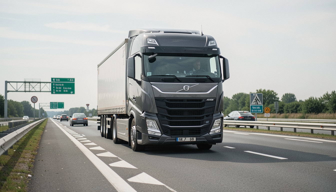 Poids lourds sur autoroute : règles et sécurité