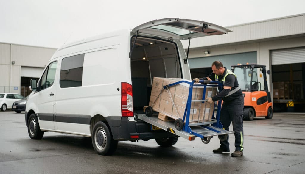 Livraison avec chariot embarqué : fonctionnement et atouts