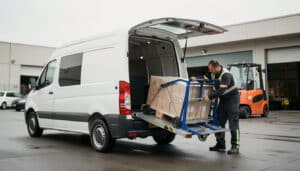 Livraison avec chariot embarqué : fonctionnement et atouts