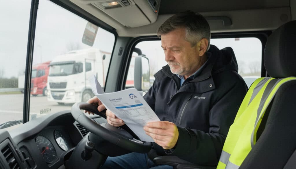 Retraite des conducteurs routiers : âge, CFA et pension
